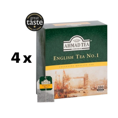 Arbata AHMAD ENGLISH TEA No1, pakuotė 4 vnt.
