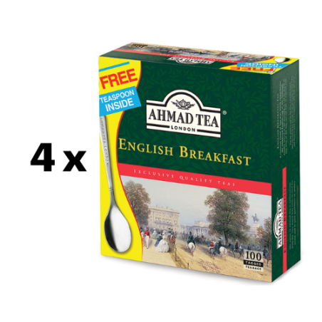 Arbata AHMAD ENGLISH BREAKFAST pakuotė 4 vnt.