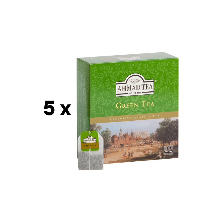 Arbata AHMAD GREEN TEA pakuotė 5 vnt.