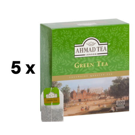 Arbata AHMAD GREEN TEA pakuotė 5 vnt.