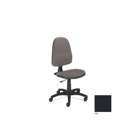 Biuro kėdė NOWY STYL PRESTIGE, be porankių,  odos pakaitalas, V - 4, juoda sp.