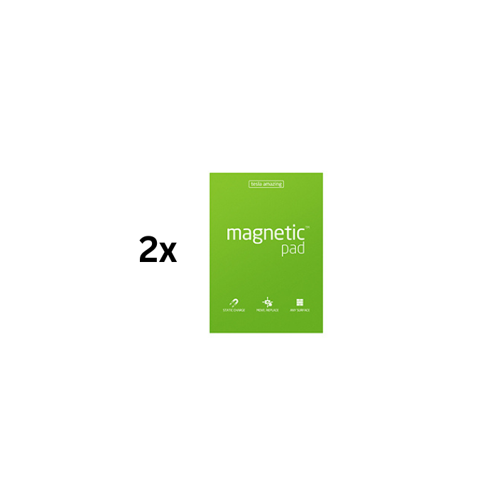 Magnetiniai lapeliai TESLA AMAZING  A3 žali, 50lapų, pakuotė 2 vnt.