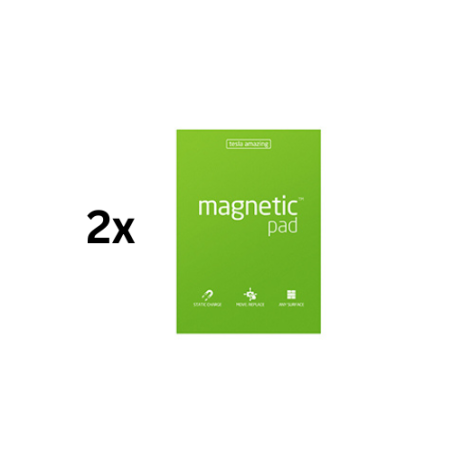 Magnetiniai lapeliai TESLA AMAZING  A3 žali, 50lapų, pakuotė 2 vnt.