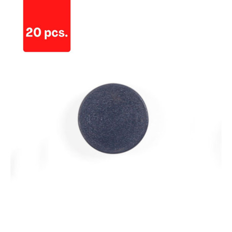 Baltosios lentos magnetai BI-OFFICE 30 mm, 10 vnt., ypač stiprūs, mėlyna sp., pakuotė 2 vnt.