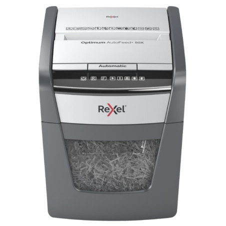 Automatinis dokumentų naikiklis Rexel Optimum Autofeed 50X, 4x28mm, P4, 20l