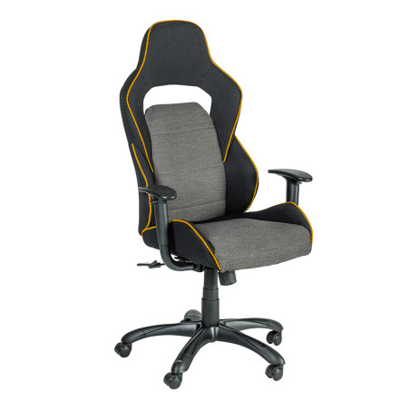 Biuro kėdė OFFICE4YOU COMFORT, pilka/juoda/oranžinė sp.
