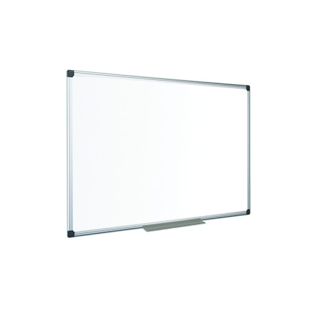 Emaliuota baltoji magnetinė lenta BI-OFFICE MAYA 150x100, aliuminio rėmas
