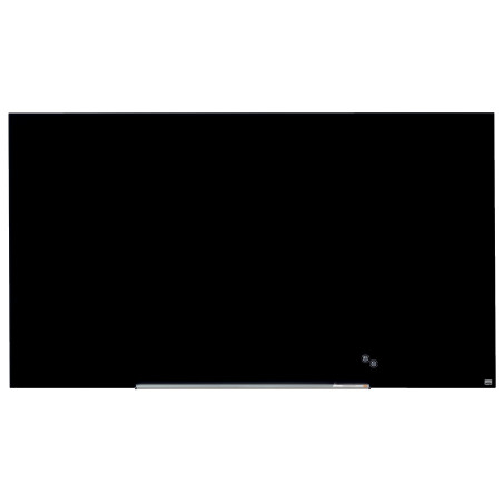 Stiklinė magnetinė lenta NOBO Impression Pro, plačiaekranė 85", 188x106 cm, juoda sp.