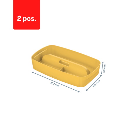 Dėžutė daiktams Cosy L:MyBox su skyriais, maža, geltonos sp. pakuotė 2 vnt.