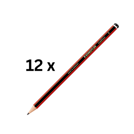 Pieštukas STAEDTLER TRADITION B pakuotė 12 vnt.