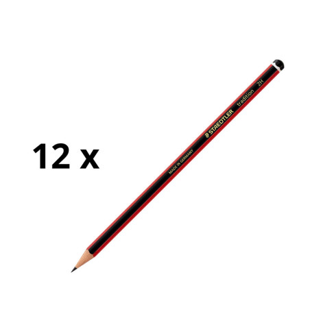 Pieštukas STAEDTLER TRADITION 2H pakuotė 12 vnt.