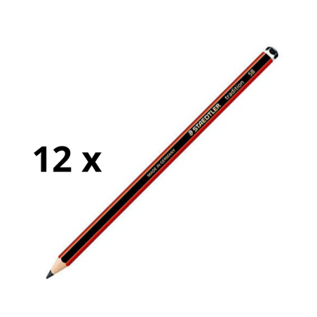Pieštukas STAEDTLER TRADITION 5B pakuotė 12 vnt.