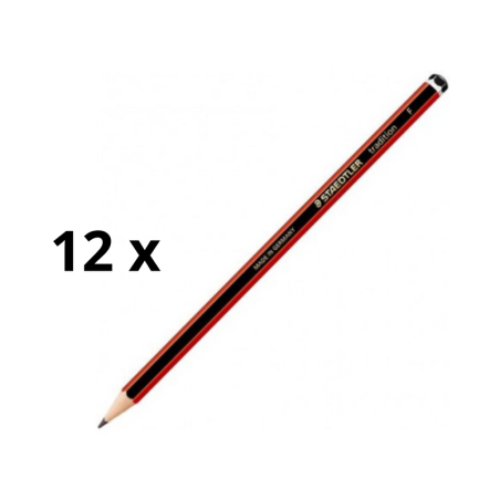 Pieštukas STAEDTLER TRADITION F pakuotė 12 vnt.