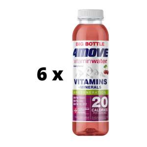 Vitamininis vanduo 4MOVE VITAMIN WATER VITAMINS + MINERALS, 0,667l  x  6 vnt. pakuotė