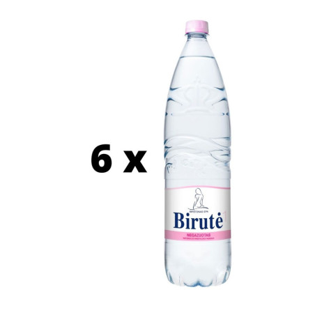 Natūralus mineralinis vanduo BIRUTĖ, negazuotas, 1,5 l  x  6 vnt. pakuotė