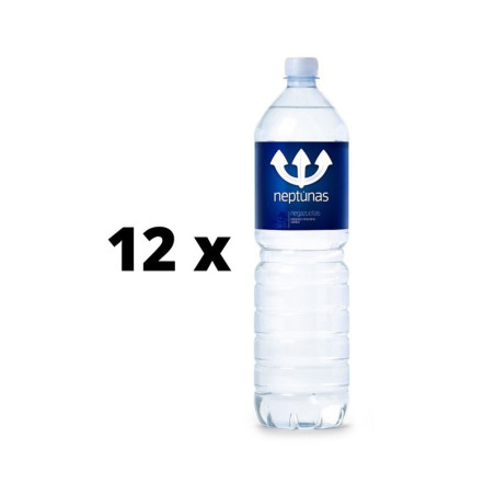 Negazuotas natūralus mineralinis vanduo NEPTŪNAS, 0,5 l  x  12 vnt.