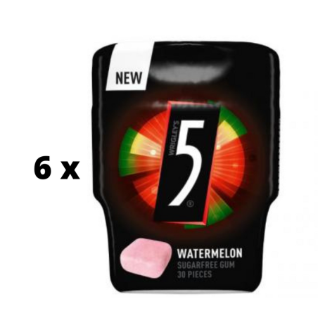 Kramtomoji guma  FIVE Watermelon, 30vnt, 61.9 g  x  6 vnt. pakuotė