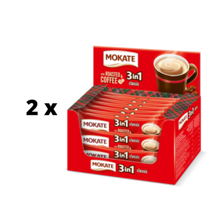 Kavos gėrimas MOKATE 3in1 Classic, dėžutėje, 24 x 17g  x  2 vnt. pakuotė