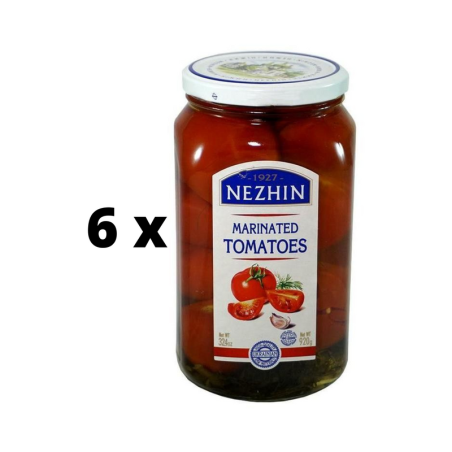 Marinuoti pomidorai NEZHIN, 920 g  x  6 vnt. pakuotė