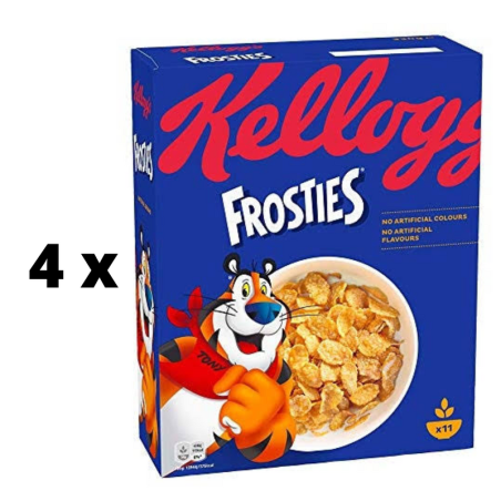 Dribsniai KELLOGG'S Frosties, 330 g  x  4 vnt. pakuotė