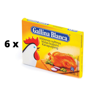 Vištienos sultinys GALLINA BLANCA, 15 vnt., 150 g  x  6 pak. pakuotė