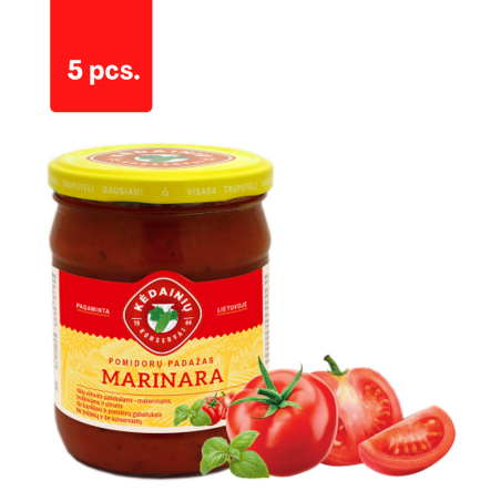 Pomidorų padažas KĖDAINIŲ Marinara, 480g  x  5 vnt. pakuotė