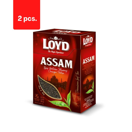 Biri juodoji arbata LOYD Assam, 80g  x  2 vnt. pakuotė