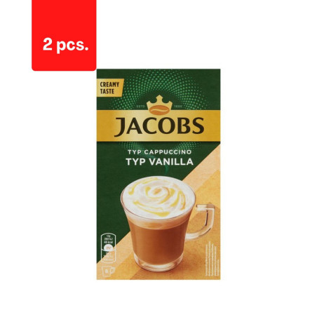 Kavos gėrimas JACOBS Cappuccino Vanilla, 96 g  x  2 pak. pakuotė