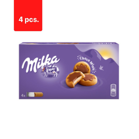 Sausainiai MILKA Choco Minis, 150 g  x  4 vnt. pakuotė