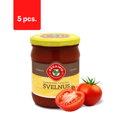 Pomidorų padažas KĖDAINIŲ Švelnus, 480 g  x  5 vnt. pakuotė