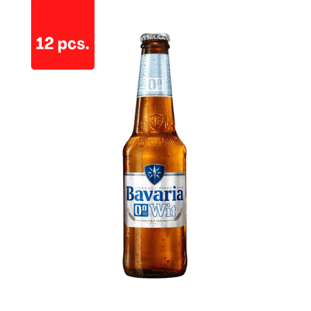 Alus BAVARIA Wheat, 0%, 0,33l D butelis  x  12 vnt.