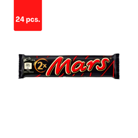 Šokoladinis batonėlis MARS 2 PACK, 70 g  x  24 vnt.