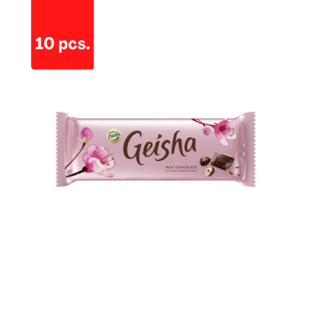 Pieniškas šokoladas GEISHA, 100g  x  10 vnt.