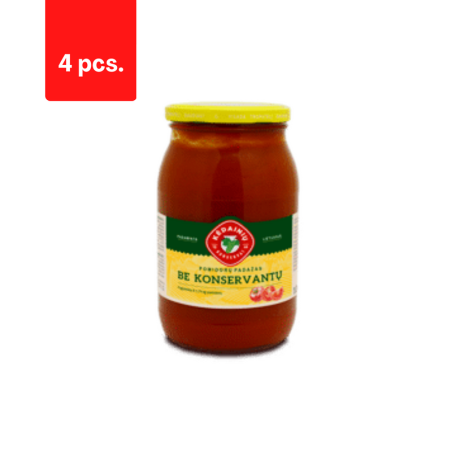 Pomidorų padažas KĖDAINIŲ Be konservantų, 1000 g  x  4 vnt.