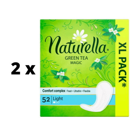 Higieniniai įklotai NATURELLA Light Green Tea, 52 vnt.  x  2 vnt. pakuotė