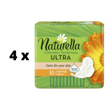 Higieniniai paketai NATURELLA Ultra Normal Calendula, 10 vnt.  x  4 vnt. pakuotė