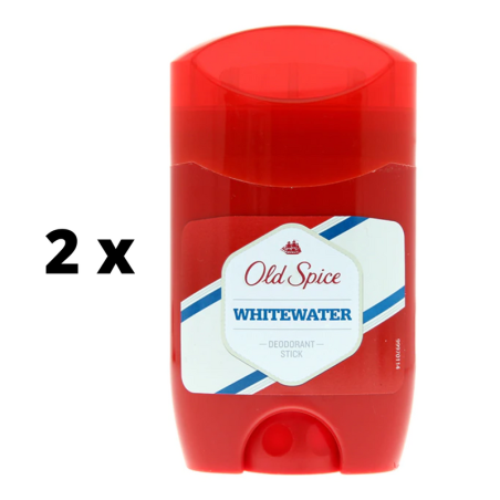 Pieštukinis dezodorantas OLD SPICE WhiteWater, 50 ml  x  2 vnt. pakuotė