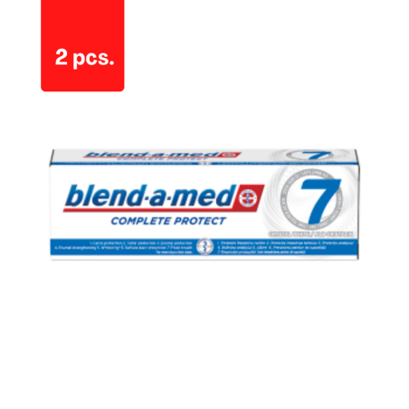 Dantų pasta BLEND A MED Complete Protection Original, 100 ml  x  2 vnt. pakuotė