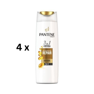 PANTENE Repair & Protect 3in1 atkuriamasis ir saugantis šampūnas, 360 ml, pakuotė 4 vnt.