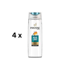Šampūnas PANTENE Fine Aqua Light, 400 ml, pakuotė 4 vnt.