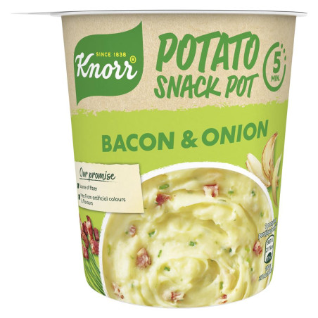 Knorr Bulvių košė su kumpiu ir svogūnais, 57g, 8 pakuočių komplektas