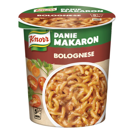 Knorr makaronai BOLOGNESE, 68g, 8 pakuočių komplektas