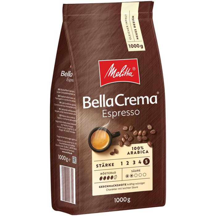 Kavos pupelės MELITTA Melitta Bellacrema Espresso, 1 kg