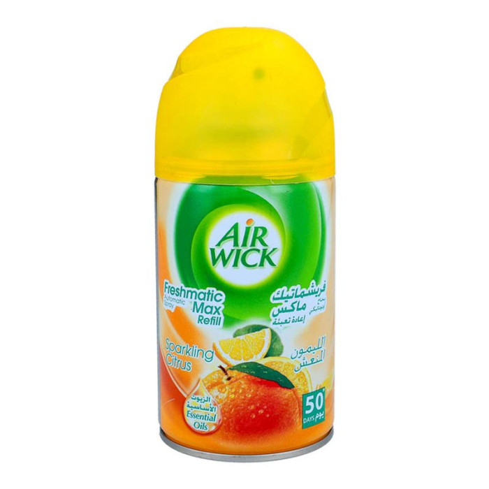 Oro gaiviklio užpildas Air Wick Fresh Matic Refill Citrus 250 ml. 6 vnt. pakuotėje