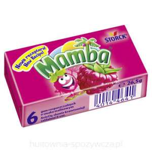 Saldainiai Mamba Fruit Single 26,5 g. 48 vnt. pakuotėje
