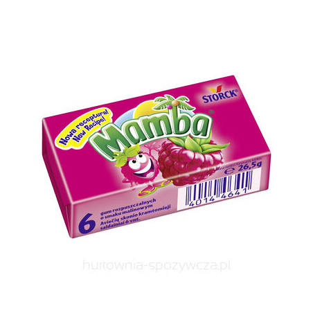 Saldainiai Mamba Fruit Single 26,5 g. 48 vnt. pakuotėje