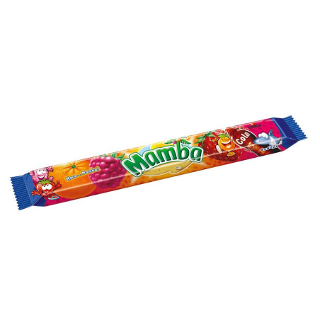 Saldainiai Mamba Fruit 4 Pack 106 g. 24 vnt. pakuotėje