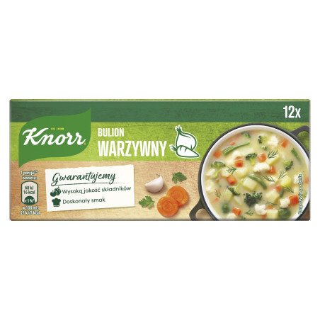Knorr daržovių sultinys (12 kub.), 120g, 6 pakuočių komplektas