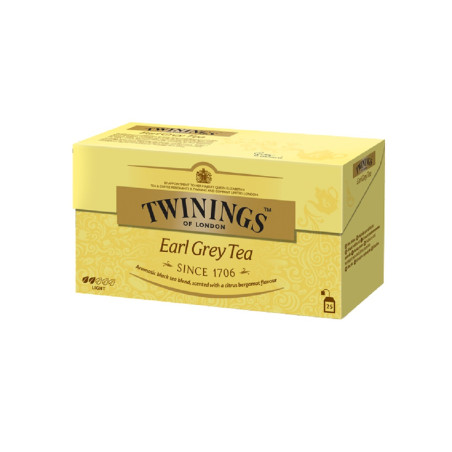 Twinings Juodoji arbata Earl grey  25x2g, 50g, 6 pakuočių komplektas