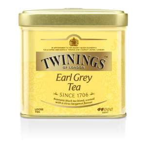 Twinings Juodoji arbata Earl grey 100g, 6 pakuočių komplektas